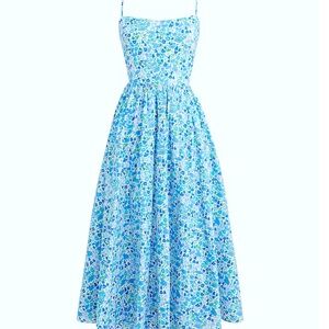 J Crew! Absolutely gorgeous, A line, fitted lightweight retro inspired dress